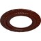 Ekena Millwork Claremont Ceiling Medallion (Fits Canopies up to 7"), 10 5/8"OD x 5 3/4"ID x 1/2"P, Brushed Mahogany CM10CLBMF - alternate 4